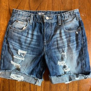 Denim Boyfriend Shorts Size 4